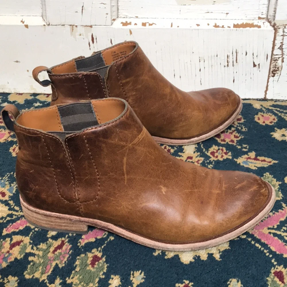 🍄 Kork-Ease Velma Brown Leather Bootie - Picture 2 of 16